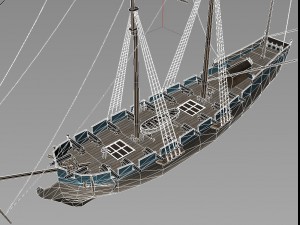 schooner Modelo 3D