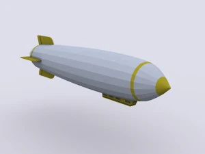 zeppelin Modello 3D