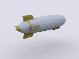 zeppelin Modello 3D