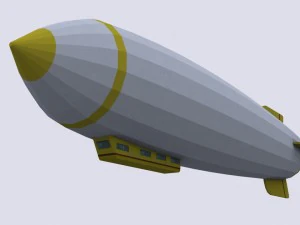 zeppelin Modello 3D