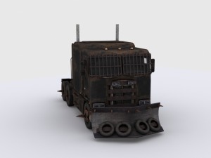 apocalyptic truck Model 3D