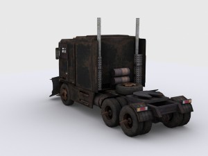 apocalyptic truck Model 3D