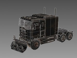 apocalyptic truck Model 3D