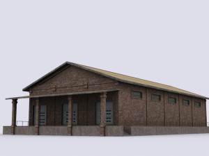 production warehouse 3Dモデル