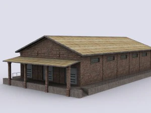 production warehouse 3D Model