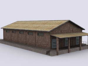 production warehouse 3D 모델