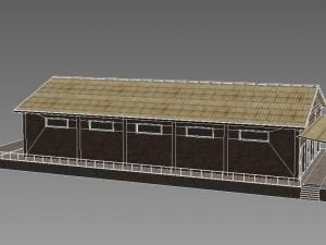 production warehouse 3D 모델