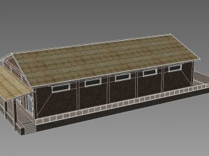 production warehouse 3D 모델