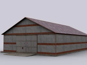 hangar Modelo 3D
