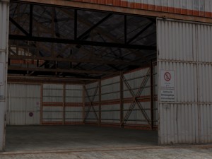 hangar 3D मॉडल