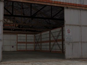 hangar Modelo 3D