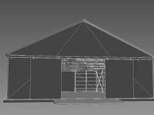 hangar Modelo 3D