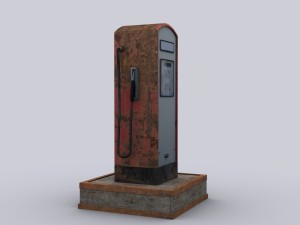 gas station 3D Модель