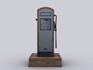 gas station 3D Модель
