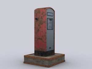 gas station 3D Модель