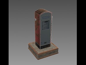 gas station 3D Модель