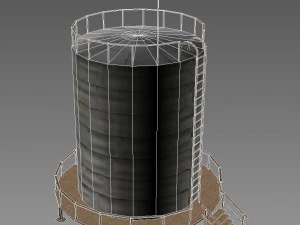 oil storage 3D Model