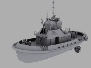tug boat Modelo 3D