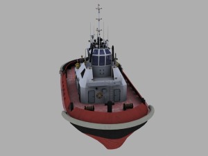 tugboat Modello 3D