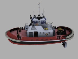 tugboat Modello 3D