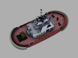 tugboat Modello 3D