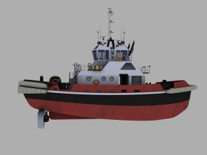 tugboat Modello 3D