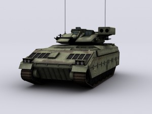 m2 bradley 3D Model