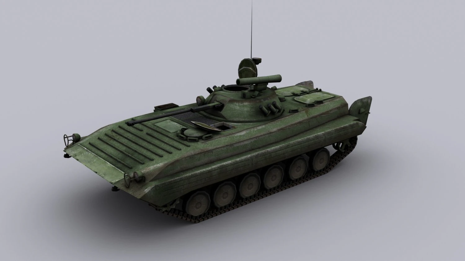 infantry fighting vehicle 3D Model .c4d .max .obj .3ds .fbx .stl .blend 