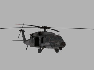 black hawk 3D मॉडल
