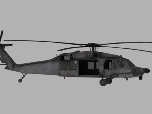 black hawk 3D मॉडल