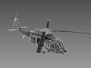 black hawk 3D मॉडल