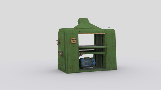 thickness planer 1 Modelo 3D .c4d .max .obj .3ds .fbx .stl .blend 