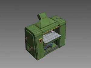 pialla a spessore 1 Modello 3D