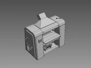 pialla a spessore 1 Modello 3D