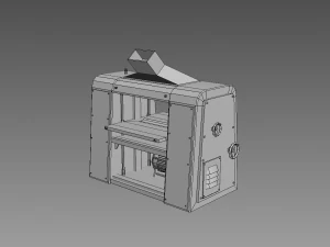 pialla a spessore 1 Modello 3D