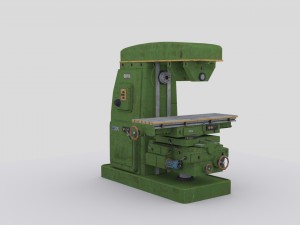 horizontal milling machine 1 3D 모델