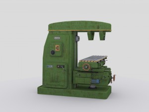 horizontal milling machine 1 3D 모델