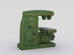 horizontal milling machine 1 3D 모델