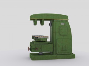 horizontal milling machine 1 3D 모델