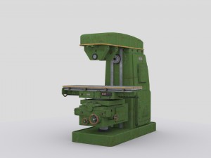 horizontal milling machine 1 3D 모델