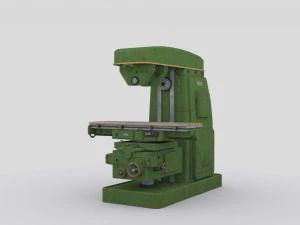 horizontal milling machine 1 3D Model