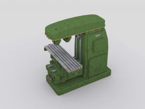 horizontal milling machine 1 3D Model