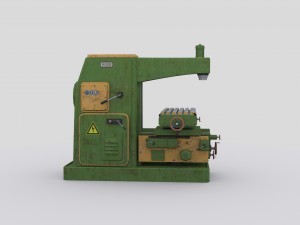 horizontal milling machine 2 3D मॉडल