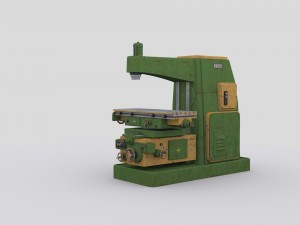 horizontal milling machine 2 3D मॉडल