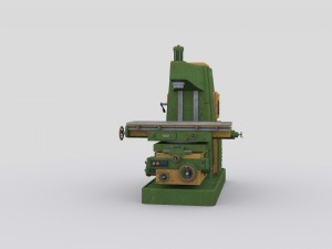 horizontal milling machine 2 3D मॉडल