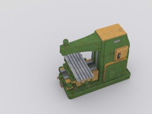 horizontal milling machine 2 3D मॉडल