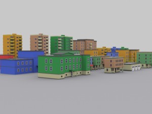 pack houses 1 3D मॉडल