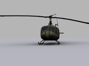 helicopter uh-1 Model 3D