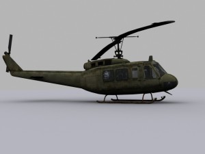 helicopter uh-1 Model 3D