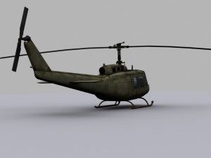 helicopter uh-1 Model 3D